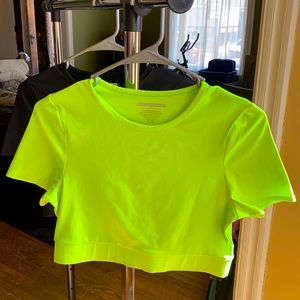Neon green sport top